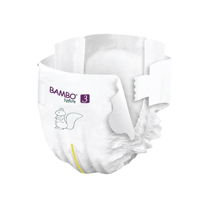 Bambo Nature Nappies Size 3(4-8Kg), 28 units