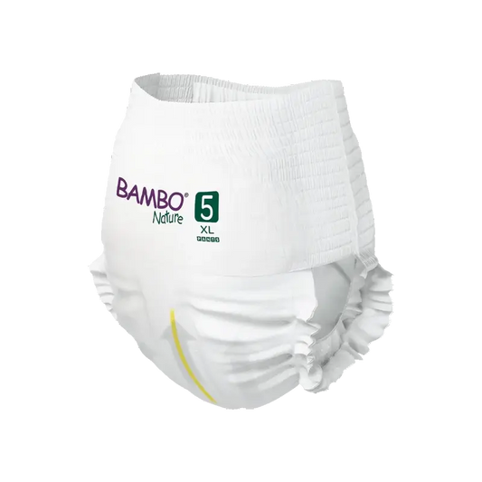 Bambo Nature Pants Nappies Size 5 (12-18Kg), 19 pieces