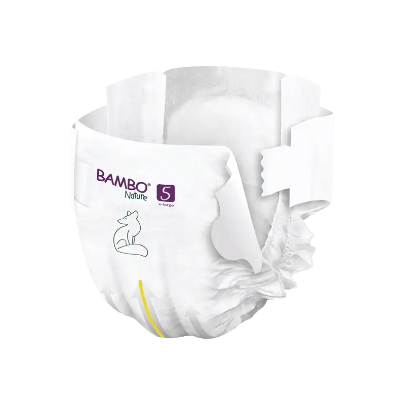 Bambo Nature Nappies Size 5 (12-18Kg), 22 pieces