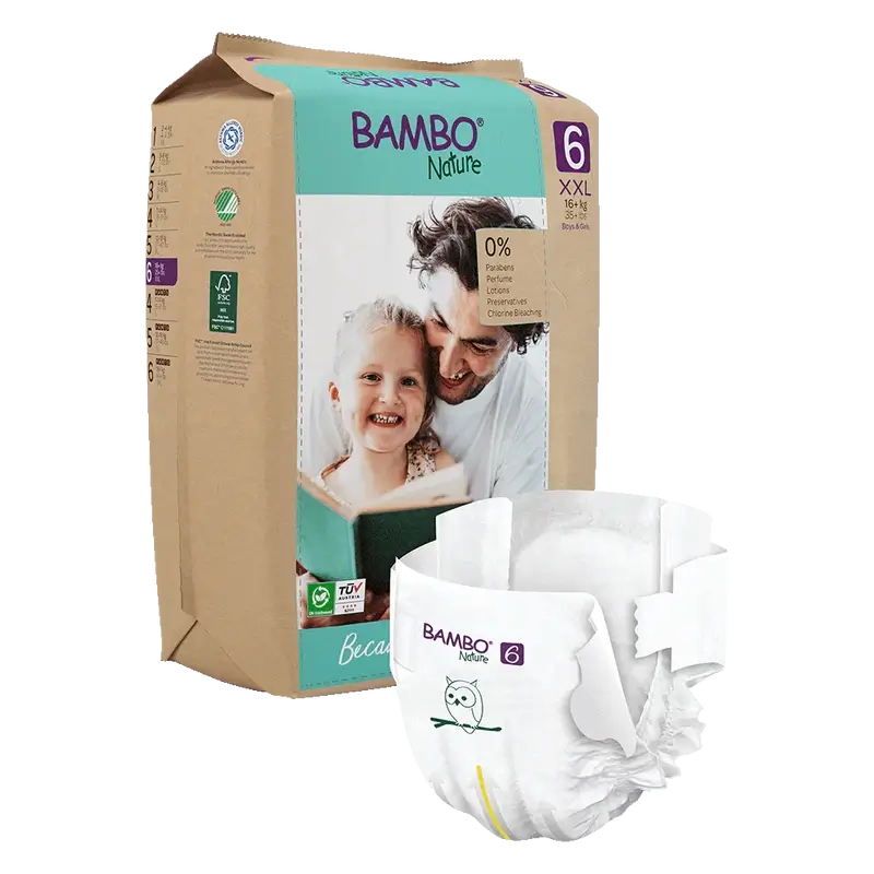 Bambo Nature Nappies Size 6 (+16kg), 20 pcs.