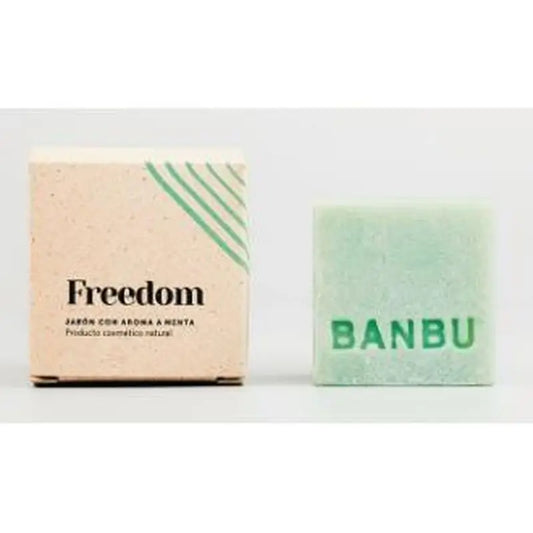 Banbu Freedom Jabon Corporal Solido Menta Eco Vegan, 100 Gr