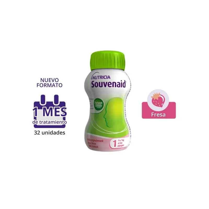 Nutricia Souvenaid Strawberry Flavoured Smoothies 32 Units x 125 ml