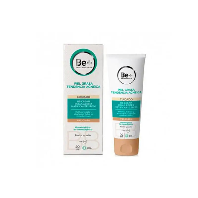 BE+ BB Cream reguladora matificante spf 20 piel grasa tono claro 40 ml