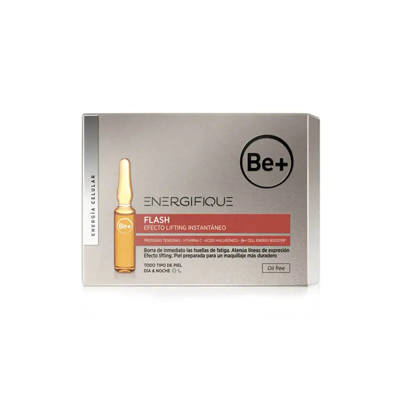 Be+ Energifique Ampollas Efecto Flash Lifting Instantáneo 5 uds x 2 ml