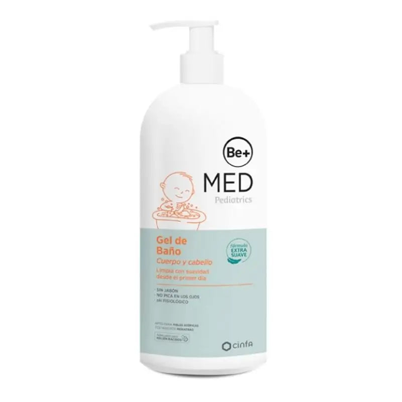 Cinfa Be+ Pediatrics Gel de baño Sin Jabón 500 ml