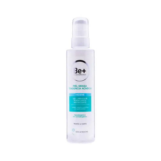 BE+ Gel limpiador purificante matificante piel grasa 200 ml