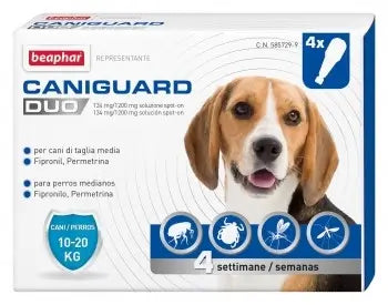 Beaphar Caniguard Duo M 10-20Kg 4Pip