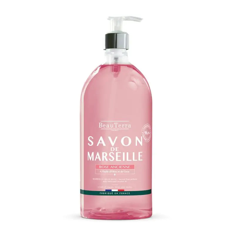 Beauterra Jabones De Marsella Jabón De Marsella Rosa Antigua , 1000 ml