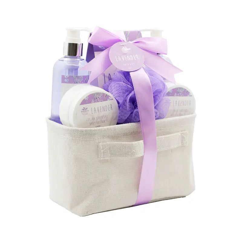 Becasan Fabric Basket Lavender Dreams