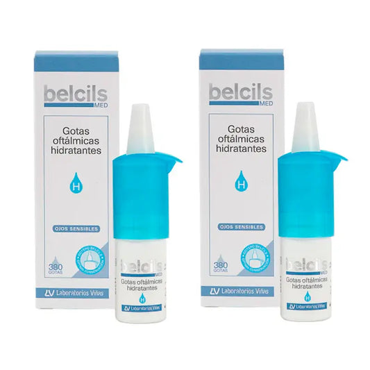 Belcils Duplo Med Moisturising Eye Drops, 2 X 380 Drops