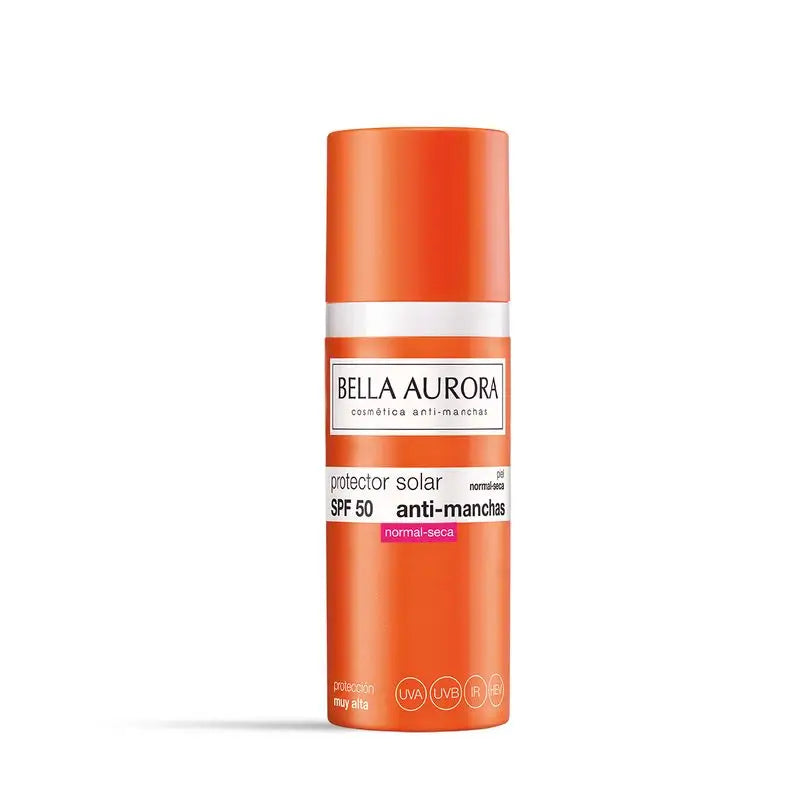 Bella Aurora Anti-Blemish Sunscreen Spf50+. Normal-Dry Skin, 50 ml