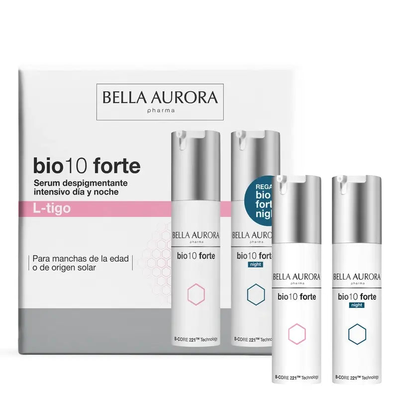 Bella Aurora Bella Aurora Bio10 Forte Anti-Blemish Ritual Bio10 Forte L-Tigo + Bio10 Forte Night, 60 ml