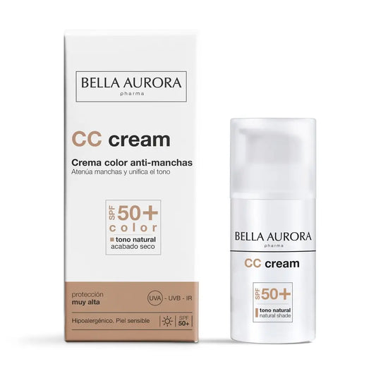 Bella Aurora CC Protect Sunscreen with Colour SPF 50+, 30 ml