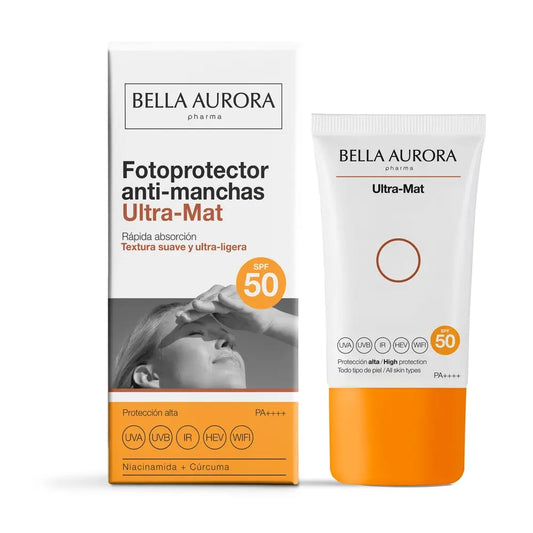 Bella Aurora Ultra-Mat Anti-Blemish Sunscreen, 50 ml.