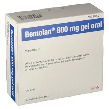 Bemolan 800 mg Gel 30 Sobres