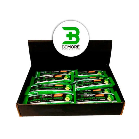 Bemore Nutrición Endurance Energy Gummie Bar Manzana Caja 20 unidades