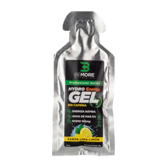 Bemore Nutrición Hydro Gel + Energy Sabor Lima-Limón Sin Cafeína