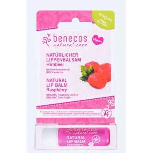 Benecos Balsamo Labial Vegano Frambuesa 4,8Gr.