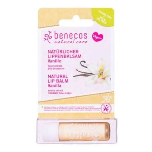 Benecos Balsamo Labial Vegano Vainilla Natural 4,8Gr.