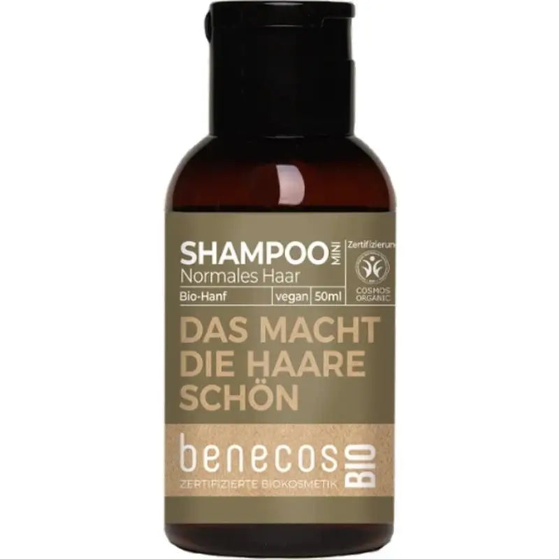 Benecos Champu Cabello Normal Cañamo Mini Viaje 50Ml Bio