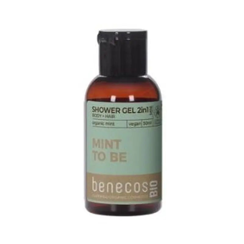 Benecos Gel De Baño 2En 1 Menta Mini Viaje 50Ml. Bio Vegan