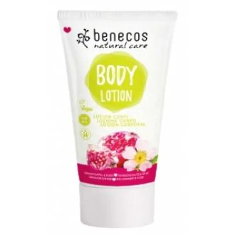 Benecos Locion Corporal Granada Y Rosa 150Ml. Vegano