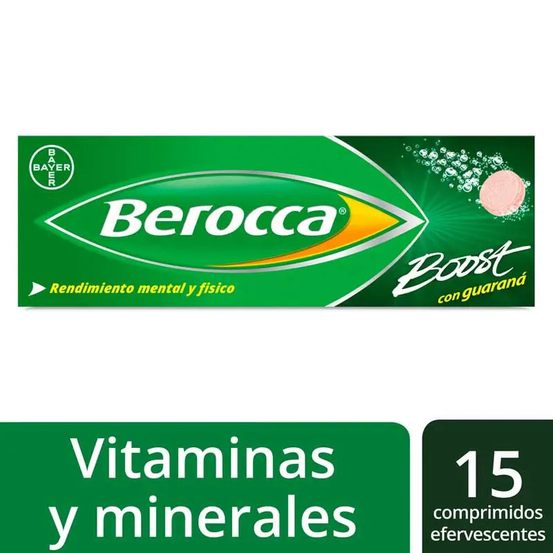 Berocca Boost 15 comprimidos Efervescentes