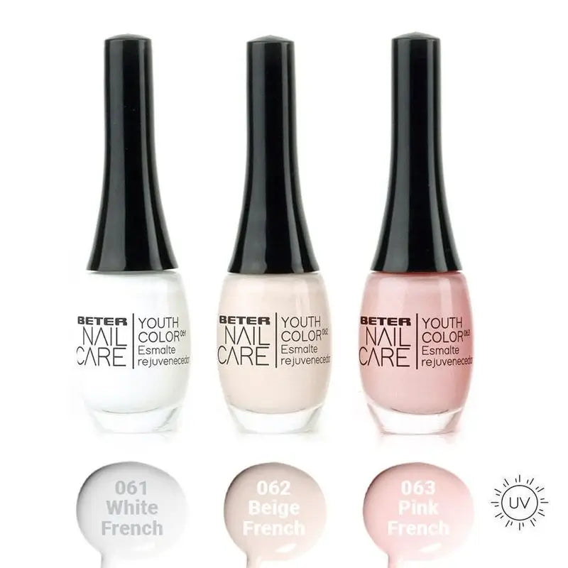 Beter Nail Care Pack 3X Esmaltes Manicura Francesa  