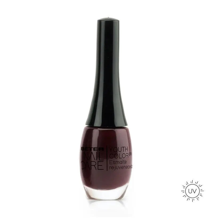 Beter Nail Care Youth Color 070  Esmalte Rejuvenecedor Rouge Noir Fusion