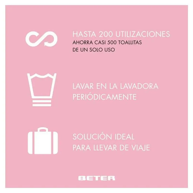 Beter Toalla Desmaquilladora Y Banda Para Cabello 