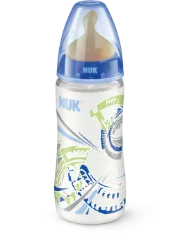 NUK Biberón Fc Blue Pc Látex T.1 M 300 ml