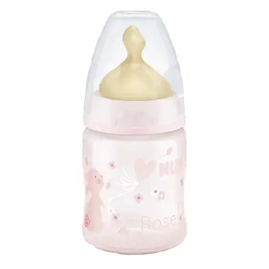 NUK First Choice Biberón Rosa Látex 0-6M 150 ml