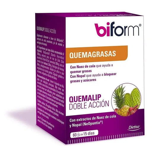 Biform Quemalip Doble Accion, 60 Cápsulas