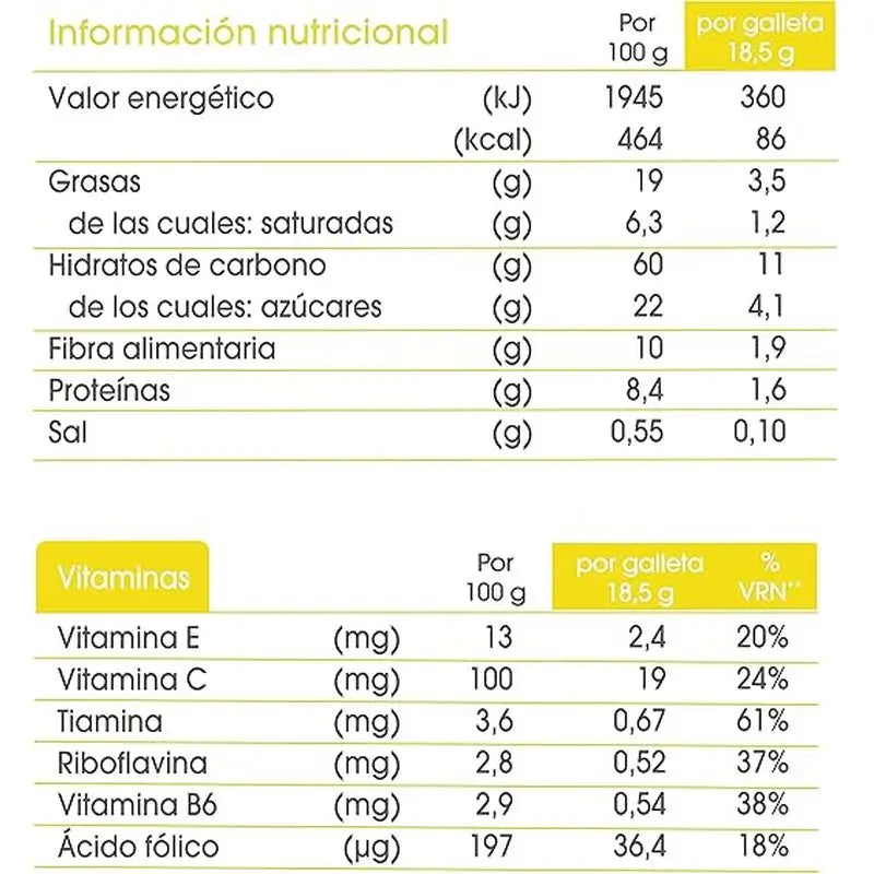 biManán Bekomplett Lemon Flavoured Biscuits 12 units