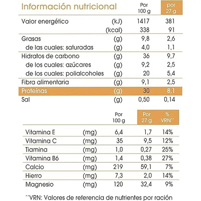 biManán Pro Barrita Chocolate Caramel 6 units