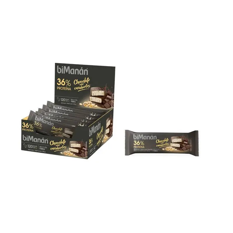 Bimanán Protein Bars Peanut, 20 units