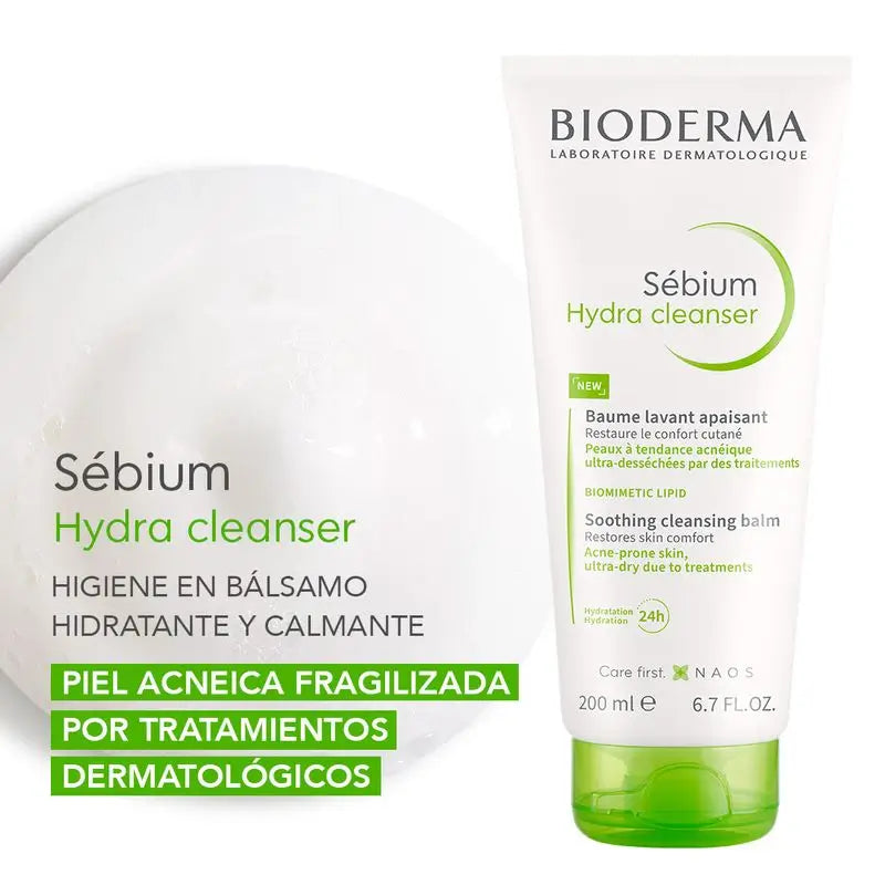 Bioderma Sébium Hydra Cleanser , 200 ml