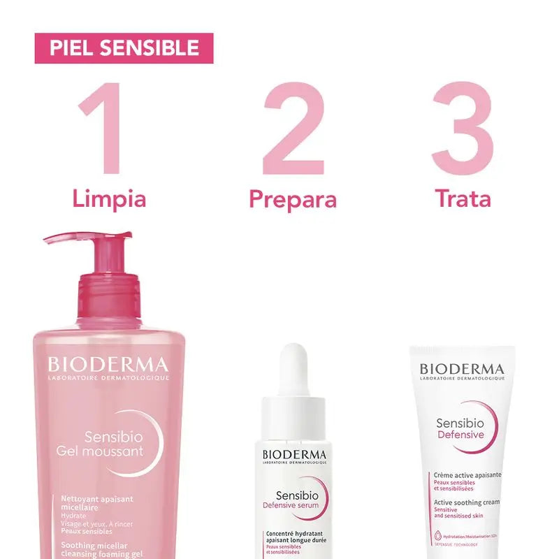 BIODERMA Sensibio Moussant Gel, 500 ml