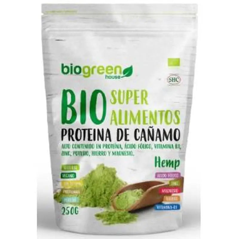 Biogreen Bio Proteina De Cañamo Superalimento 250Gr.