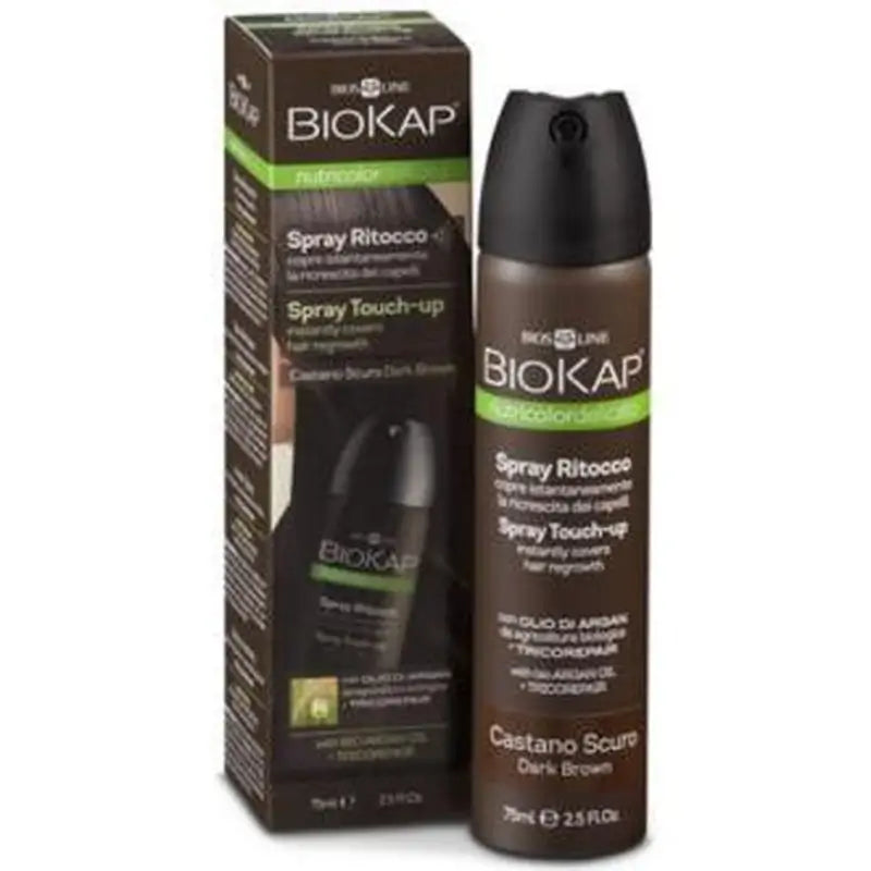 Biokap Spray Retoque Cascaño Oscuro 75Ml.