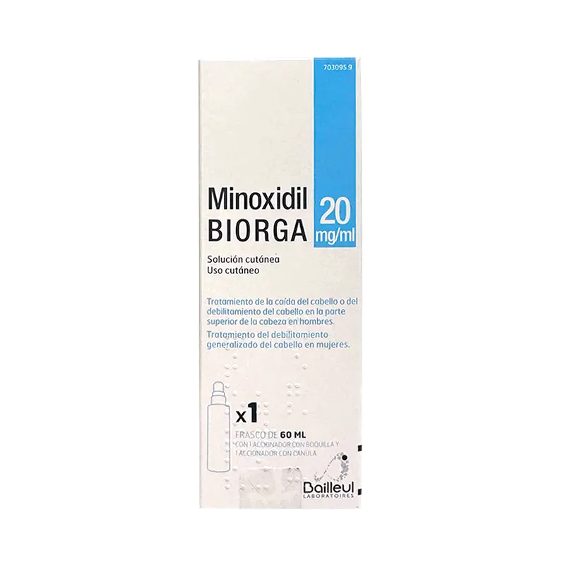 Biorga 20 Mg/ ml Minoxidil Skin Solution 1 Bottle 60 ml