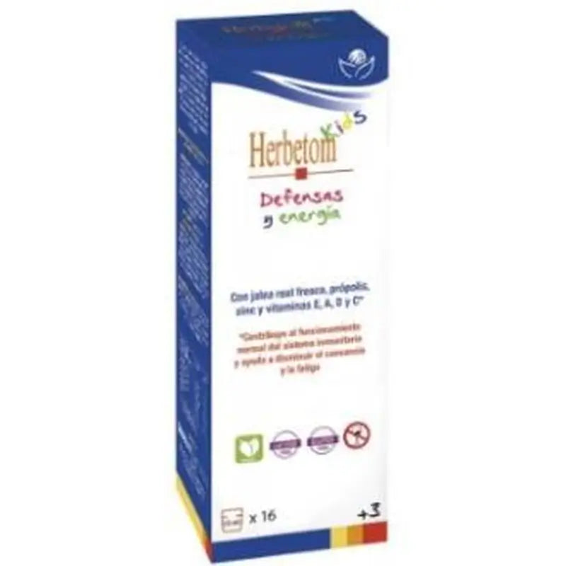 Bioserum Herbetom Kids Defensas Y Energia Jarabe 250Ml.