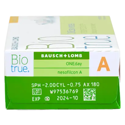 Biotrue One Day Daily Toric Lenses , 30 units