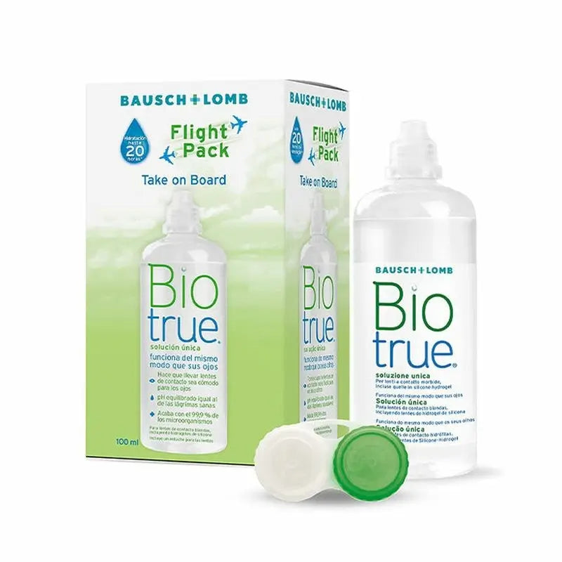 Biotrue  Solución Única Flightpack - 100 Ml