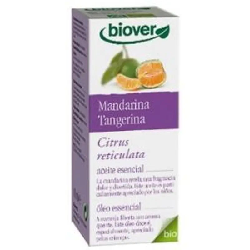 Biover Mandarina Aceite Esencial Bio 10Ml.