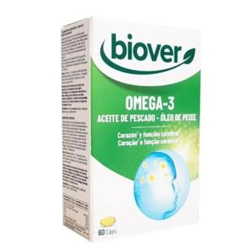 Biover Omega 3 (Aceite De Pescado) 60Perlas.