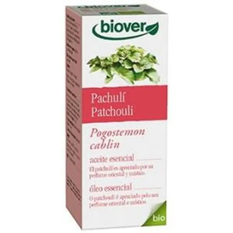 Biover Patchuli (Pachuli) Aceite Esencial Bio 10Ml.