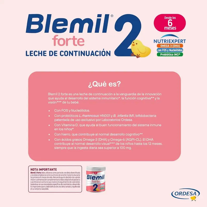 Blemil 2 Forte 800 2nd Unit 50% Discount, 1600 grams