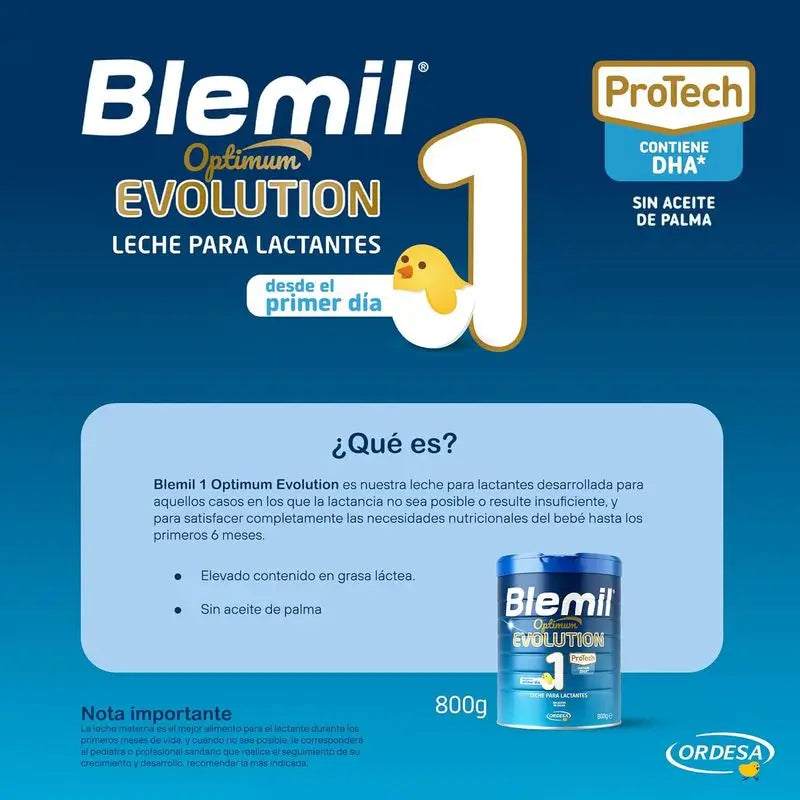 Blemil Optimum Evolution 1 Starter Milk, 800g