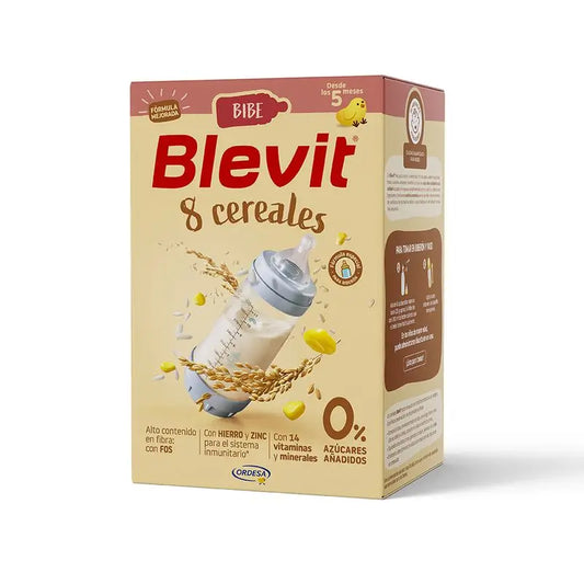 Blevit Alimentación Infantil Bibe 8 Cereales, 500 grs